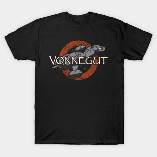 Vonnegut T-Shirt by TrulyMadlyGeekly